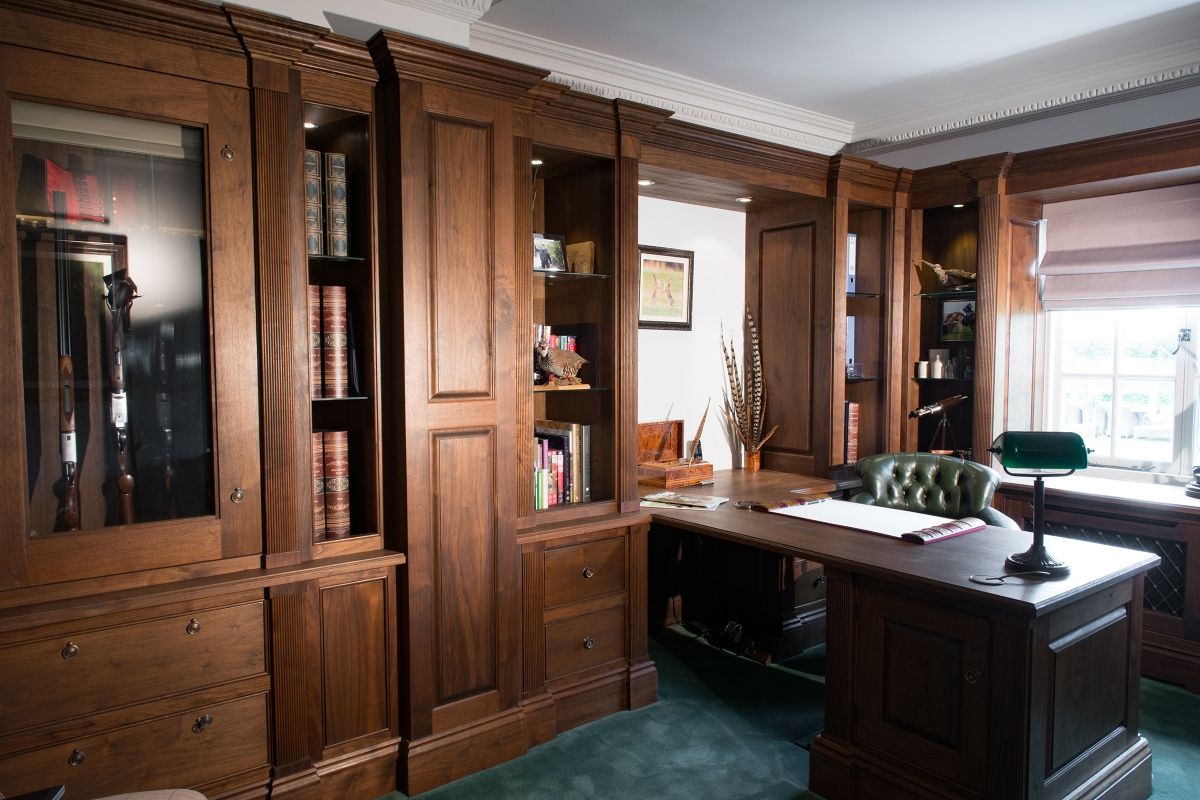 Amercian Black Walnut Gun Room