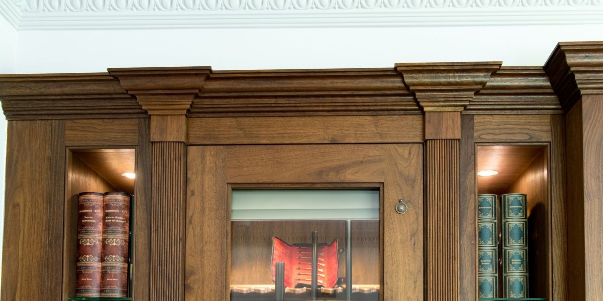 Amercian Black Walnut Gun Cabinet