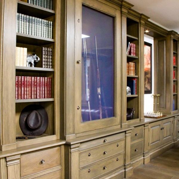Bespoke Gun Cabinet in Office