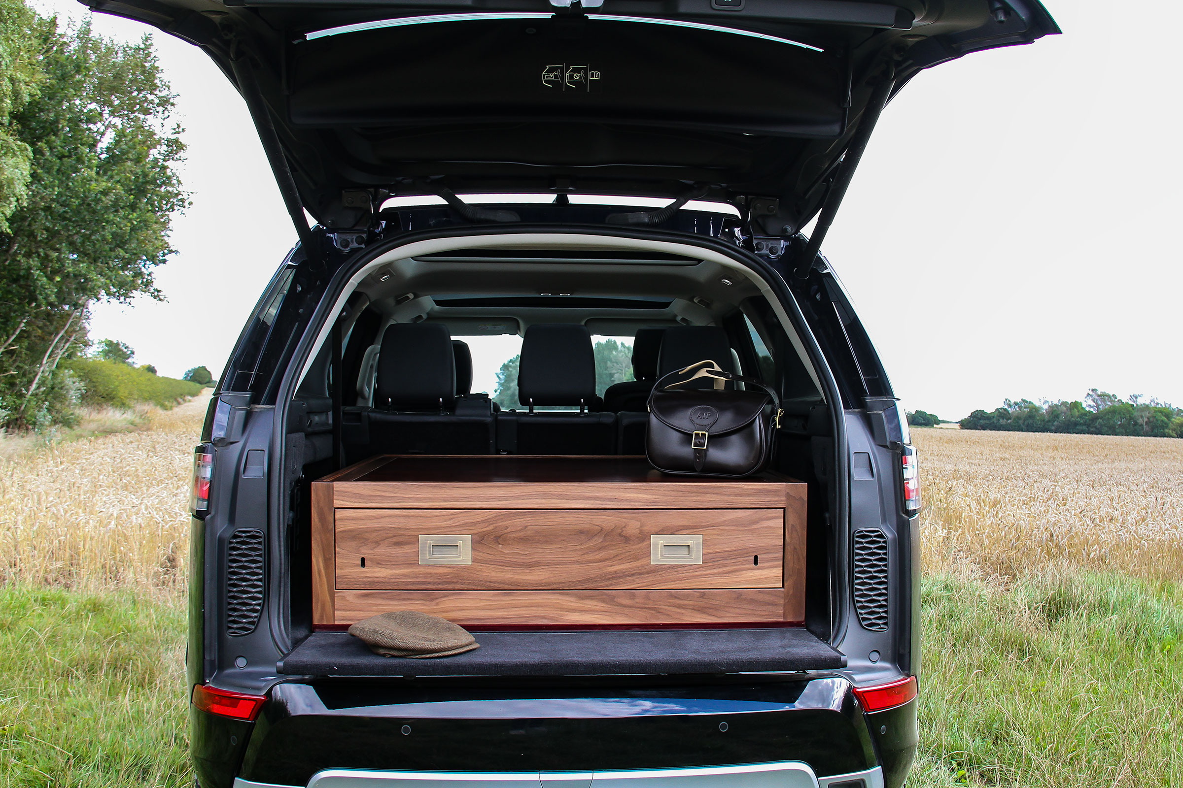American Black Walnut Vehicle Gun Cabinet
