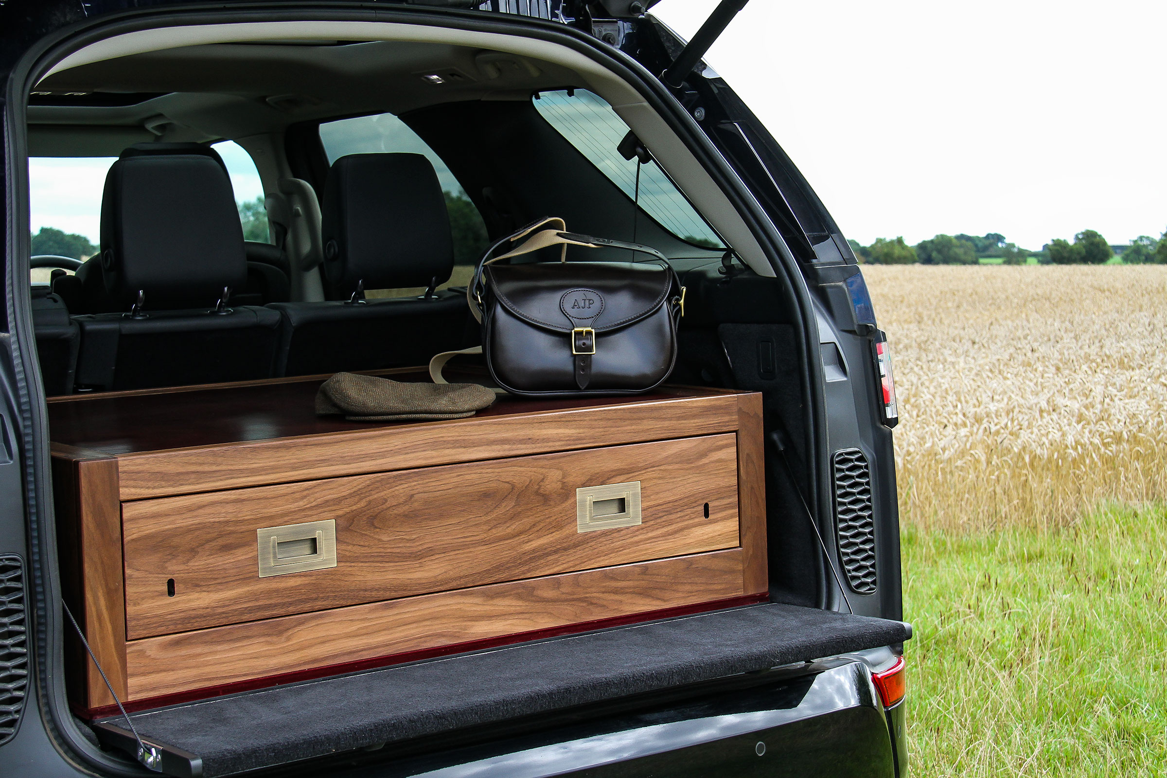 Walnut Vehicle Gun Cabinet