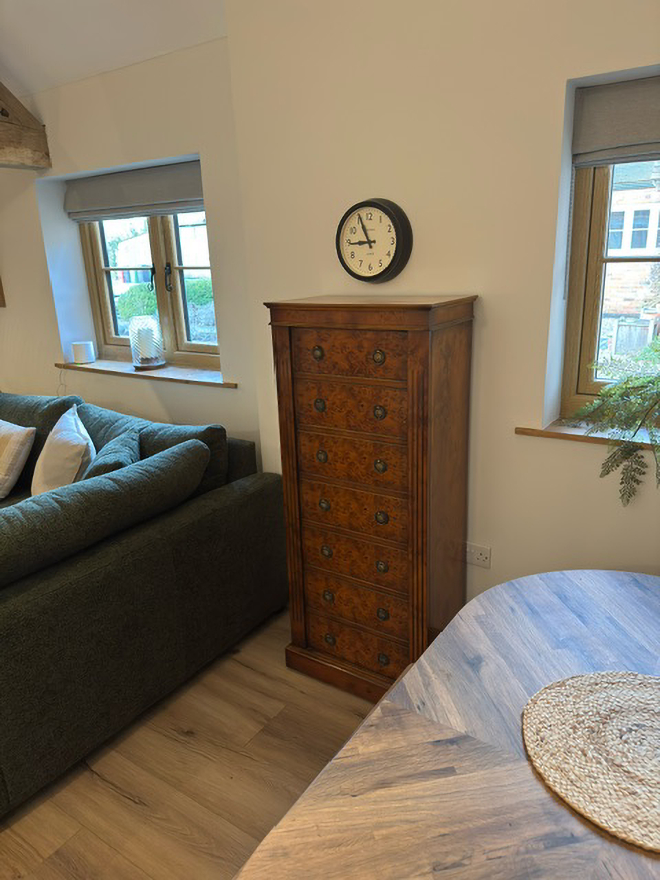 Burr Walnut Gun Cabinet