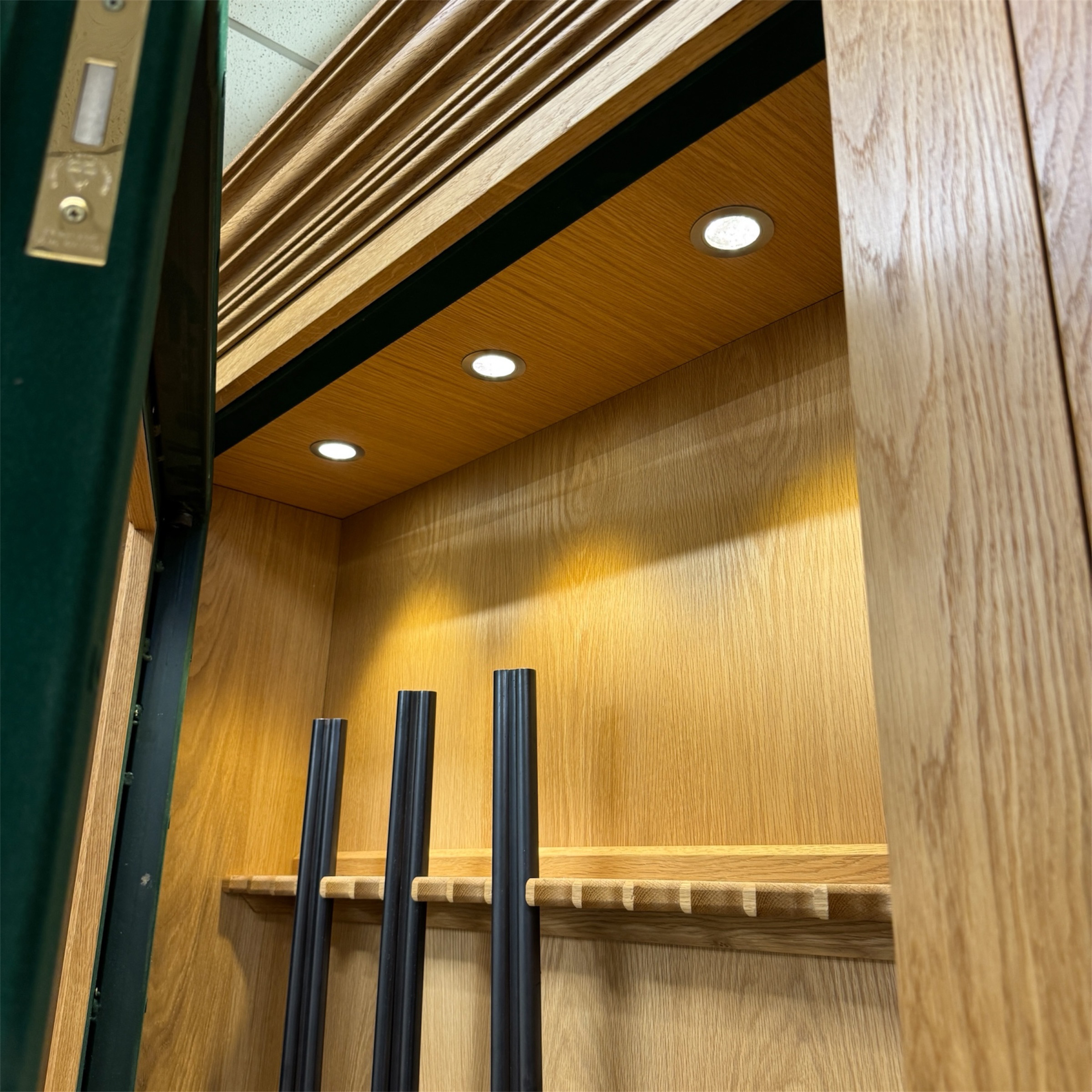 Double Glass Fronted Gun Cabinet